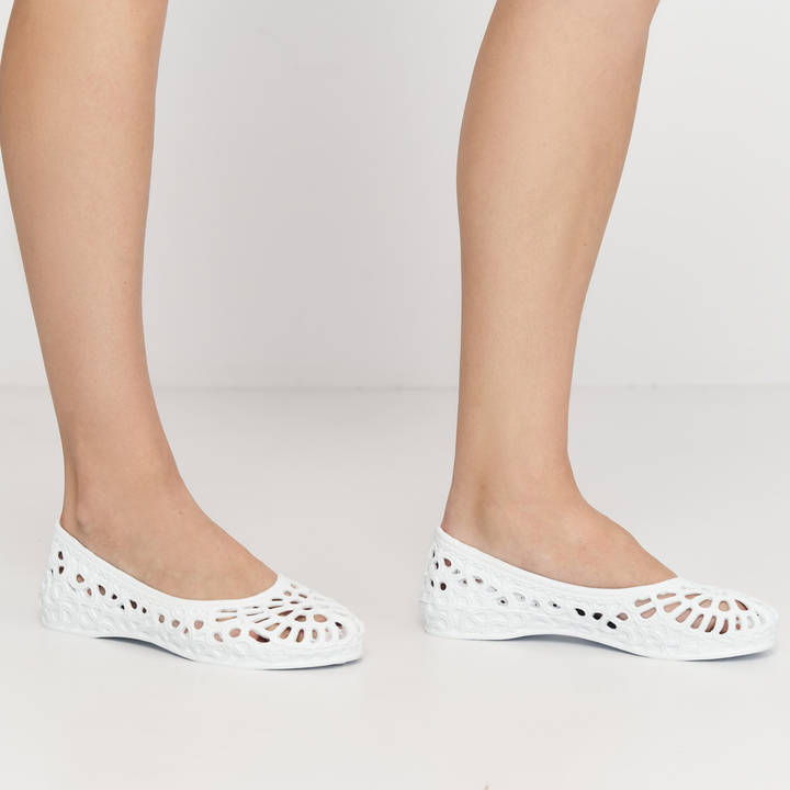 Балетки Балетки жіночі Jose Amorales 117205 Білі
