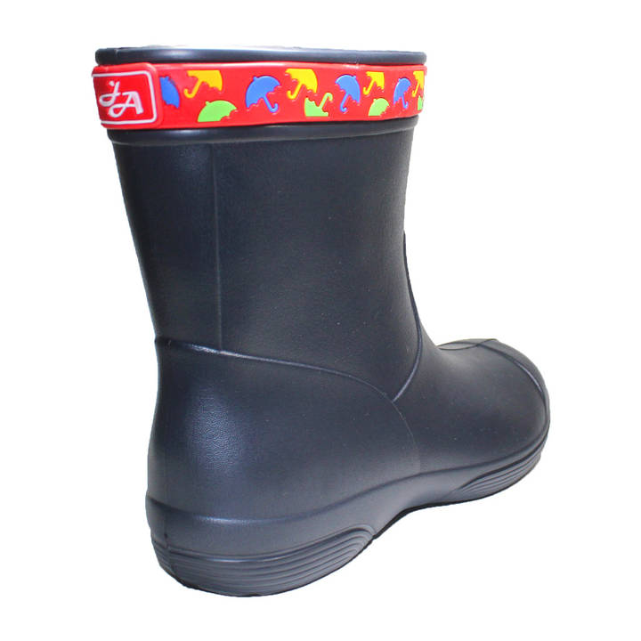 Чоботи Jose Amorales 119203 Темно-сині (червона ПВХ-стрічка парасольки)