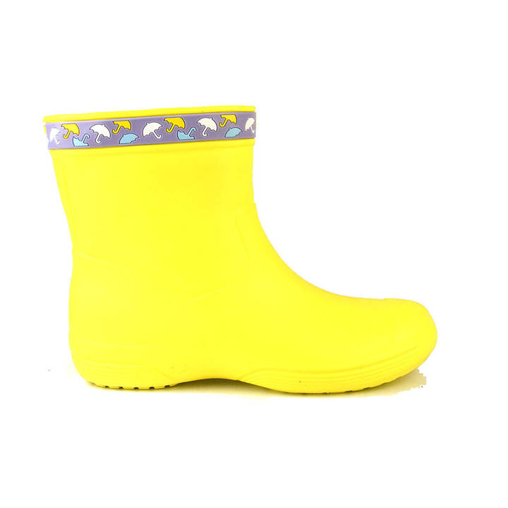 Чоботи Жіночі Jose Amorales 119212 Жовті з ПВХ-стрічкою з парасольками