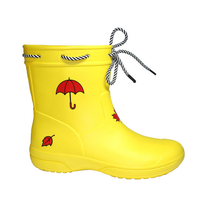 Чоботи Жіночі Jose Amorales 119600 Жовті з принтом