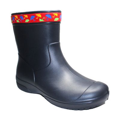 Чоботи Jose Amorales 119203 Темно-сині (червона ПВХ-стрічка парасольки)