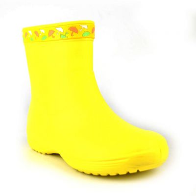 Чоботи Jose Amorales 119211 Жовті з Жовтою ПВХ-стрічкою з парасольками