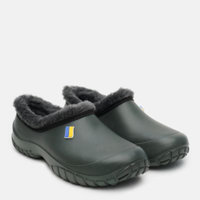 Калоші ЕВА утеплені хутром жіночі Jose Amorales 315302 Хакі Калоші ЕВА утеплені хутром жіночі Jose Amorales 315302 Хакі