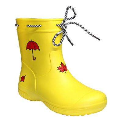 Чоботи Жіночі Jose Amorales 119600 Жовті з принтом