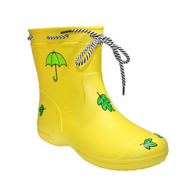 Чоботи Жіночі Jose Amorales 119601 Жовті з принтом